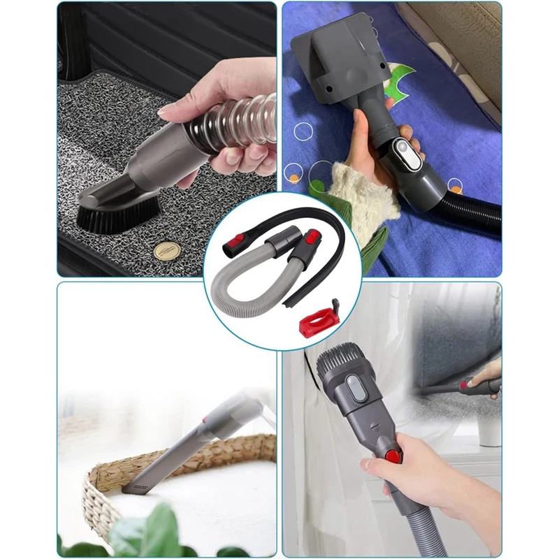 Replacement Hose Connector For Dyson V15 V11 V10 V8 V7 Vacuum Cleaner With Flexible Nozzle, Extension Hose Switch Cap