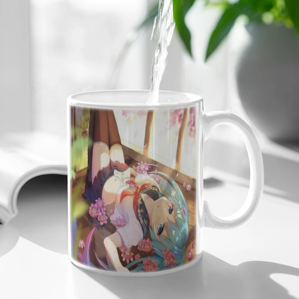 Anime Hatsunes Mikus Free shipping Mug 11oz Black Ceramic Coffee Mug Friends Birthday Gift Mug