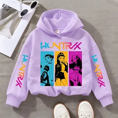 Dem on Hunt Ers Children's Sweatshirt Girls' Clothes Girls' Sweatshirt Autumn 2026 New Cute Fashion Hoodies