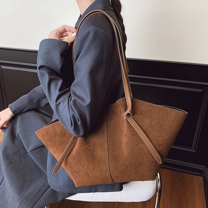 

2025 New Vintage Large Capacity Tote Bag for Women, Genuine Leather Multi-way Shoulder Crossbody Purse, Retro Chic Work Bag