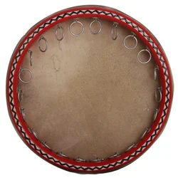 Xinjiang Uygur Ethnic Handmade Musical Instruments Tambourine Cowhide Drum Daf Def Doira Ghaval Doyra Dayereh 35cm