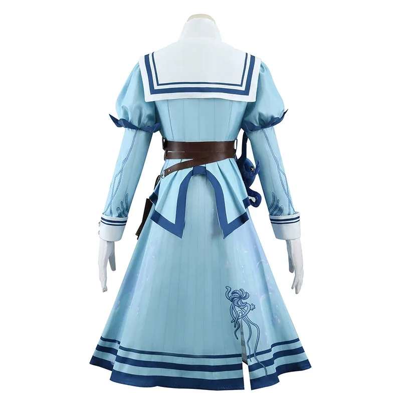 Wig Kostum Cosplay Eternal Flower Doctor Emily Dyer Identity V Gaun Wanita Pakaian Permainan Peran Comic-con Pesta Halloween Ir;l5