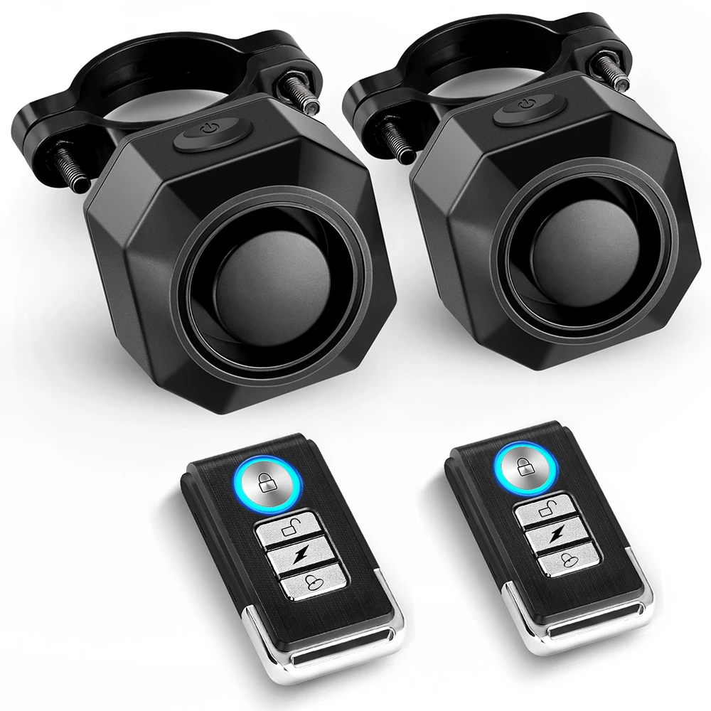 Extractme Fietsalarm Draadloos waterdicht fietsalarm Beveiligingsalarm Beveiligingssysteem USB-opladen Afstandsbediening