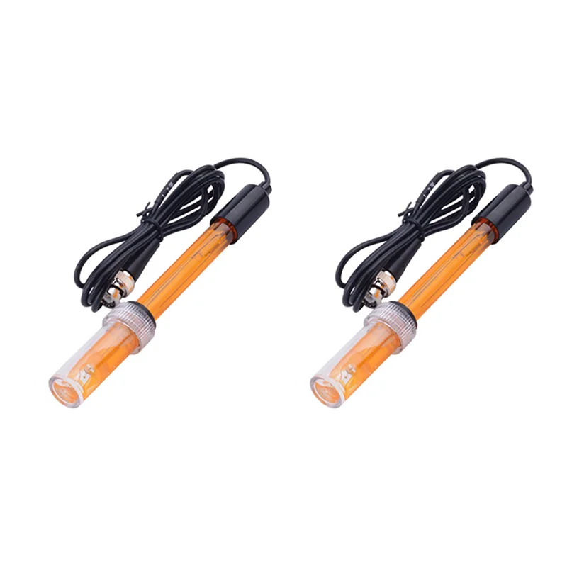 

2X ORP Electrode Probe Test Aquarium Hydroponic Laboratory Electrode Measuring The Redox Potential BNC Q9 Connector-B61B