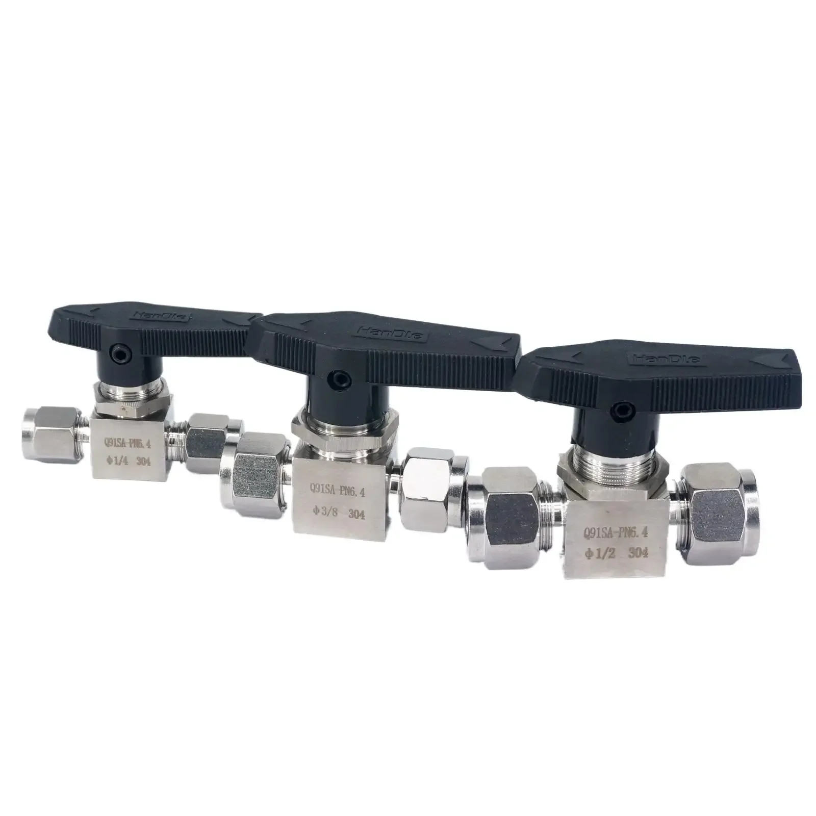 

Fit Metal Pipe 3/4/6/8/10/12/14/16/18/20/22/25mm 1/8" 1/4" 3/8" 1/2" 1" 304 Stainless Air Compression Pipe Ball Valve PN 6.4