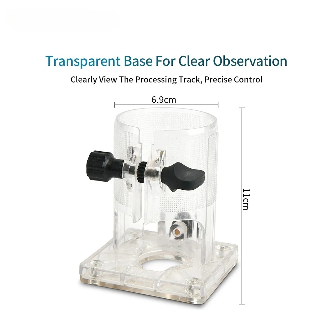Wooden Router Base Woodworking EngravingTrimming Milling Machine Base Electric Trimmer Machine Base For Power Tool Accessories