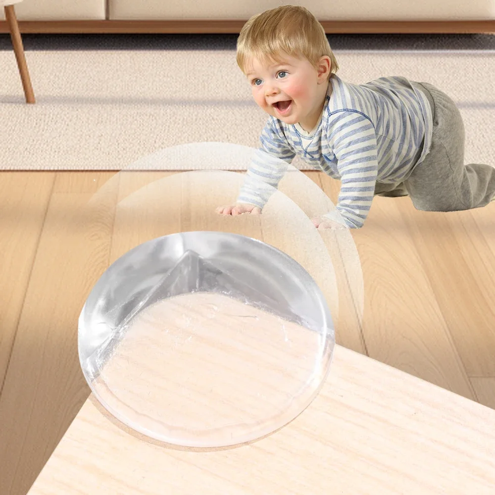 5PCS Children\'s Collision Angle Transparent Thickened Baby Safety Table Corner Protective Cover Coffee Table Corner Protector