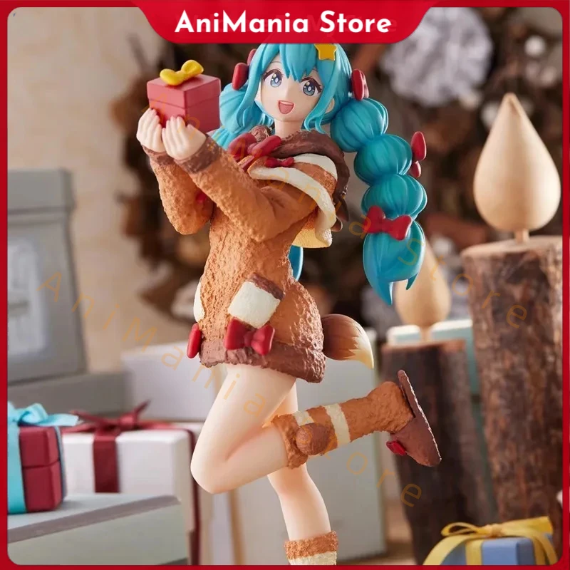 在庫あり-sega-オリジナル-spm-miku-初音ミク-冬-クリスマス-2022-アニメ-フィギュア-モデル-21cm-子供向けギフト-コレクタブルオーナメント