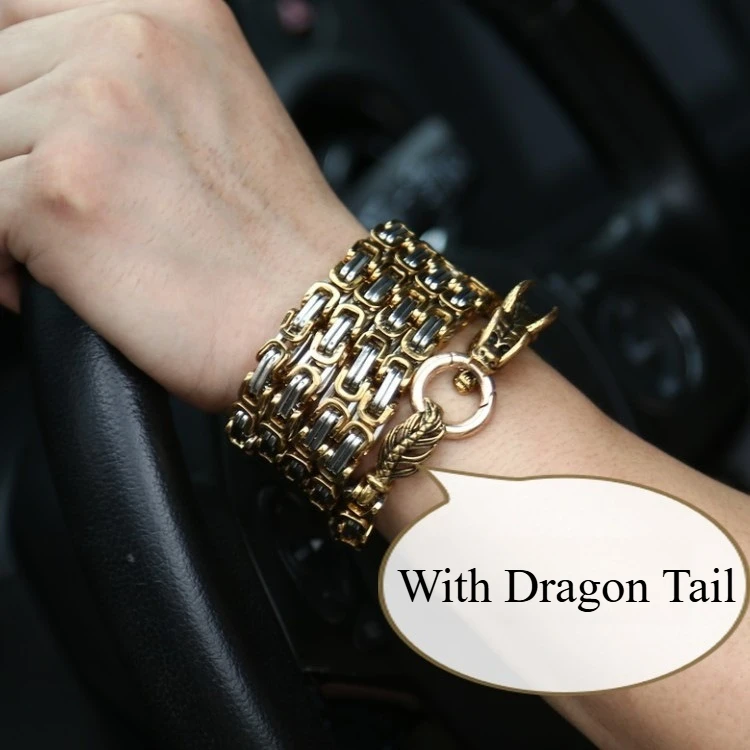 

101CM Outdoor Self-defense Dragon Spine Whip Chain Copper Titanium Steel Keel Bracelet Necklace Square Chain Camping EDC Tool