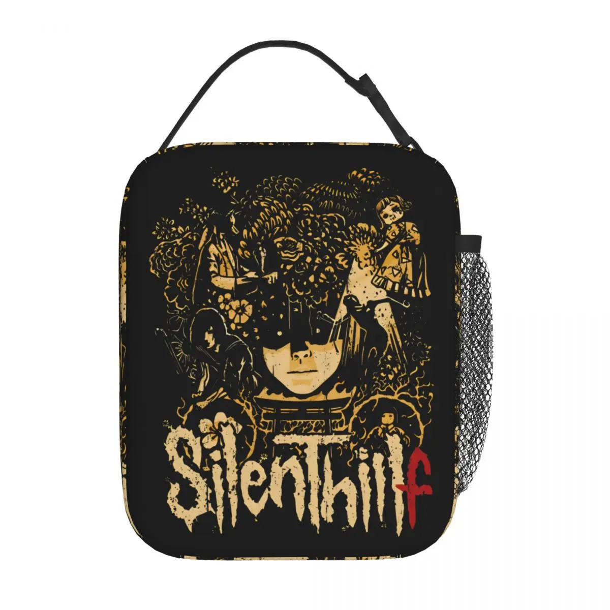 jogo-de-terror-silent-hill-f-lancheiras-isoladas-bolsa-termica-recipiente-de-almoco-portatil-tote-lancheira-sacos-de-armazenamento-de-alimentos-ao-ar-livre