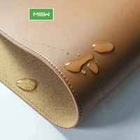 MIIIW PU Leather Mouse Pad Large Size Double Layer Solid Cork Gaming Desk Dirt Resistant Gaming Waterproof Mouse Pad