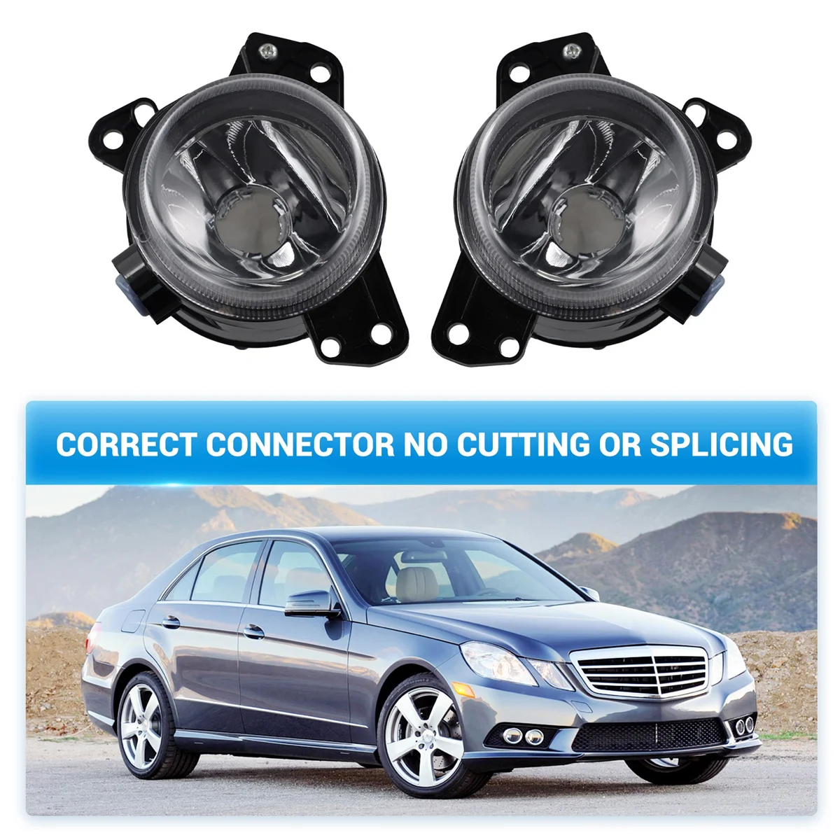 電球付きフォグランプ,メルセデスベンツ,e,vito,gl,s,rクラス,a2128201056,a21282009 56,1ペア