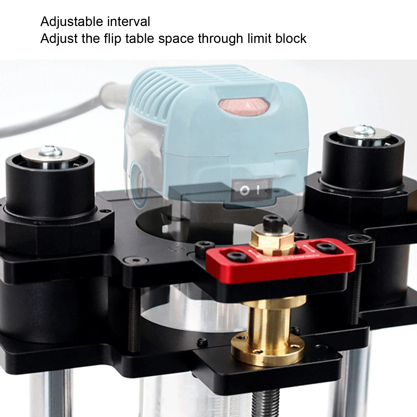 Router Inverted Lift Table Router Lift System for 69mm Diameter Trimmer 25 to 50mm Thickness Benchtop Router Accessories