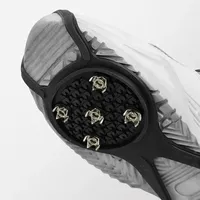 Non Slip Shoe Covers Ice Gripping Spikes Outdoor Anti Slip Crampons Shoe Covers for Climbing Hiking Mountaineering Walking