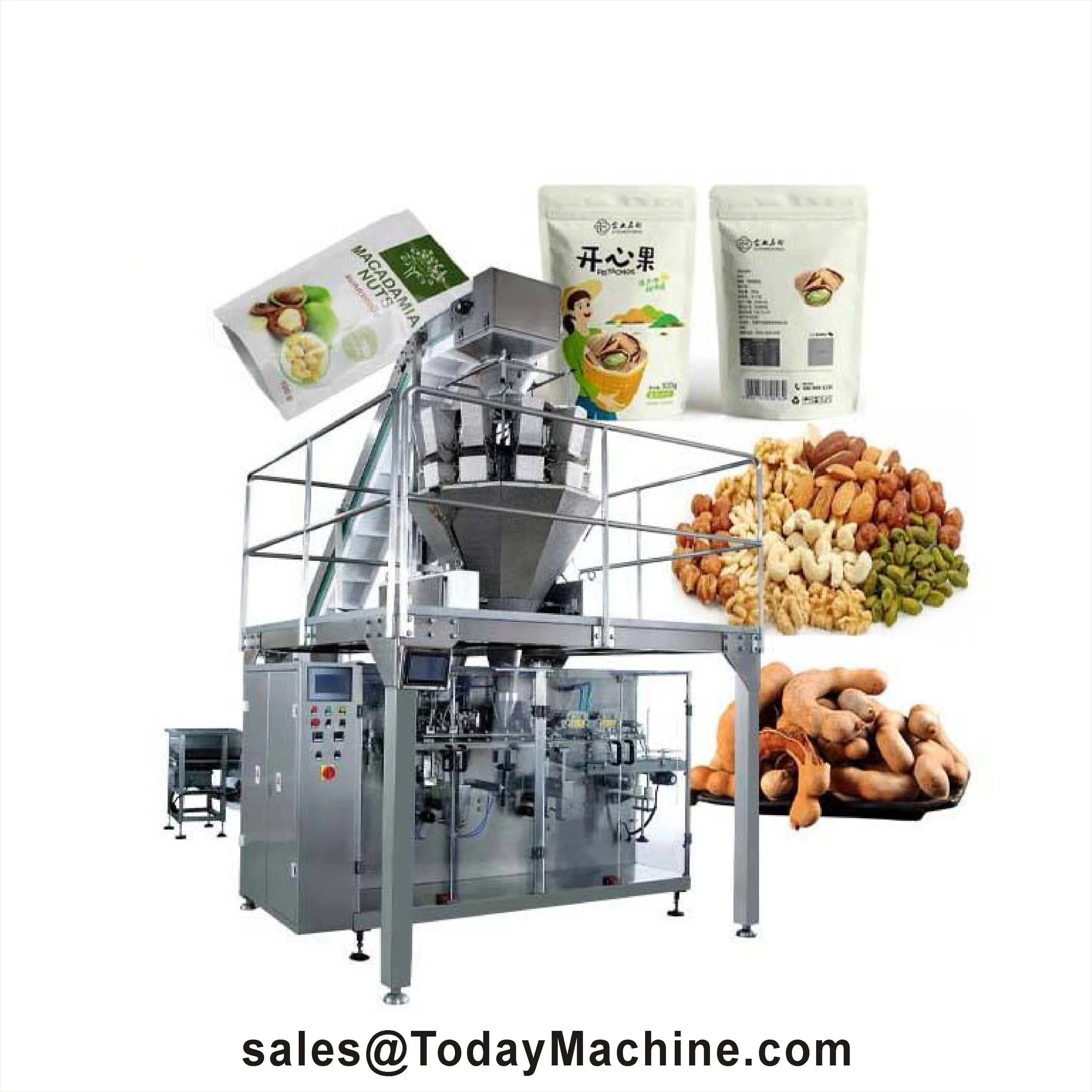 Full Automatic Granule Weighing Popcorn Candy Nuts Bottle Filling Machine Popcorn Filling and Capping Packaging Line Line