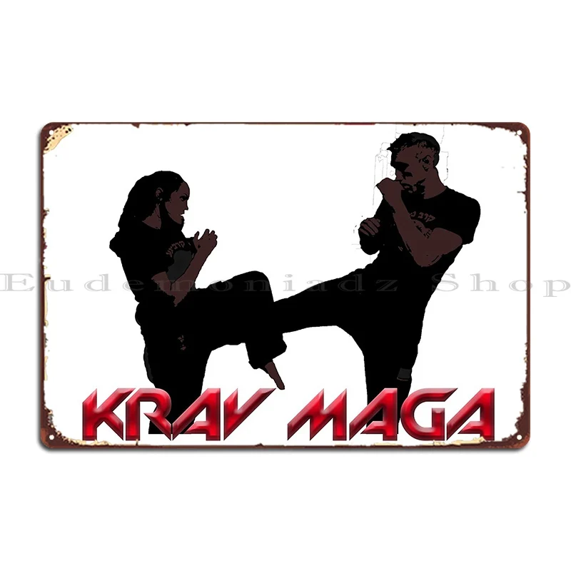 Krav Maga Metal Plaque Poster Pub Plates Customized Cinema Garage Club Tin Sign Poster