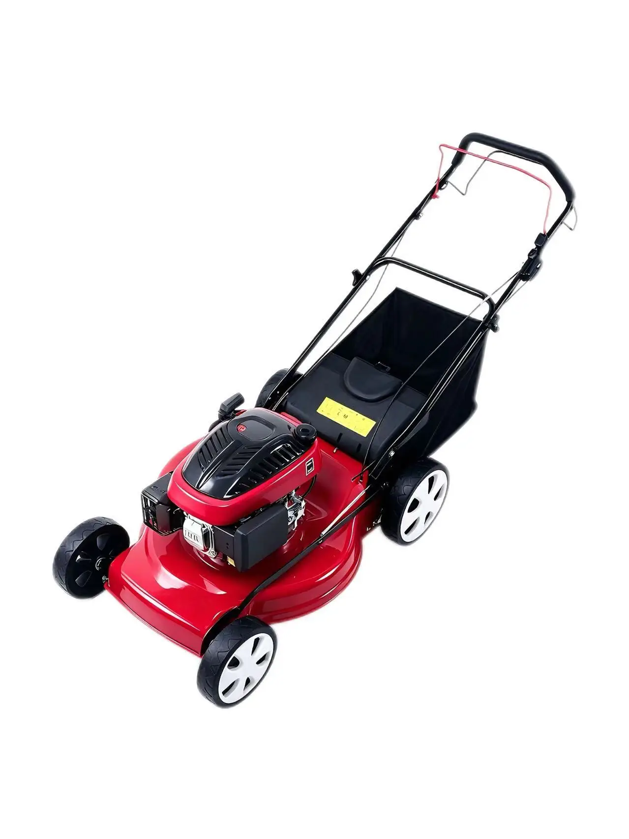 7HP Hand Push Lawn Mower, 173cc Engine 51CM Cutting Width, 20-80mm Adjustable Height 60L Grass Bag