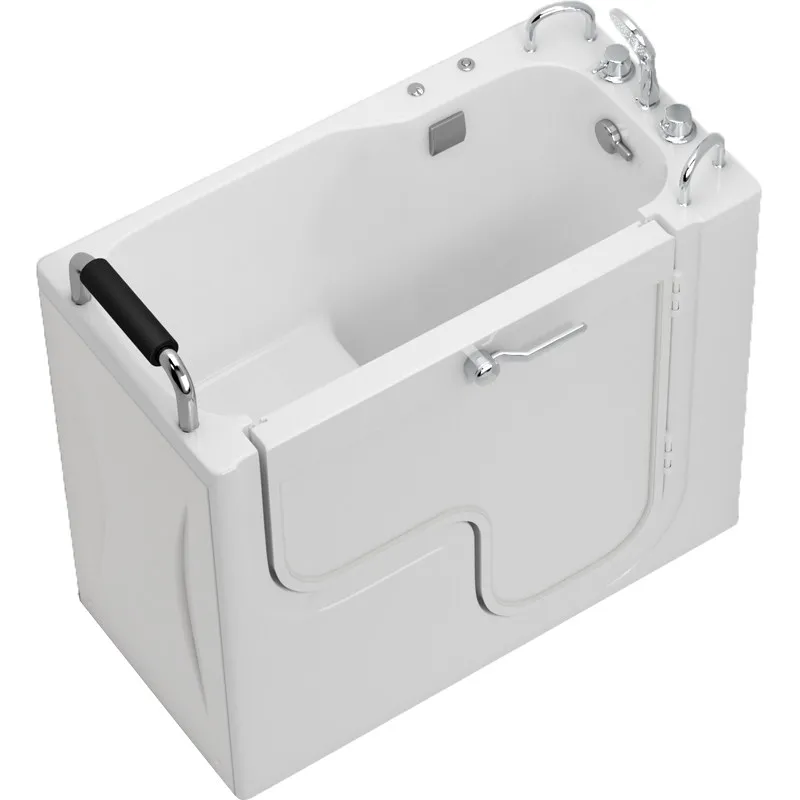 

Walk-in elderly side door bathtub household barrier-free sitting deep bubble small apartment massage constant temperature