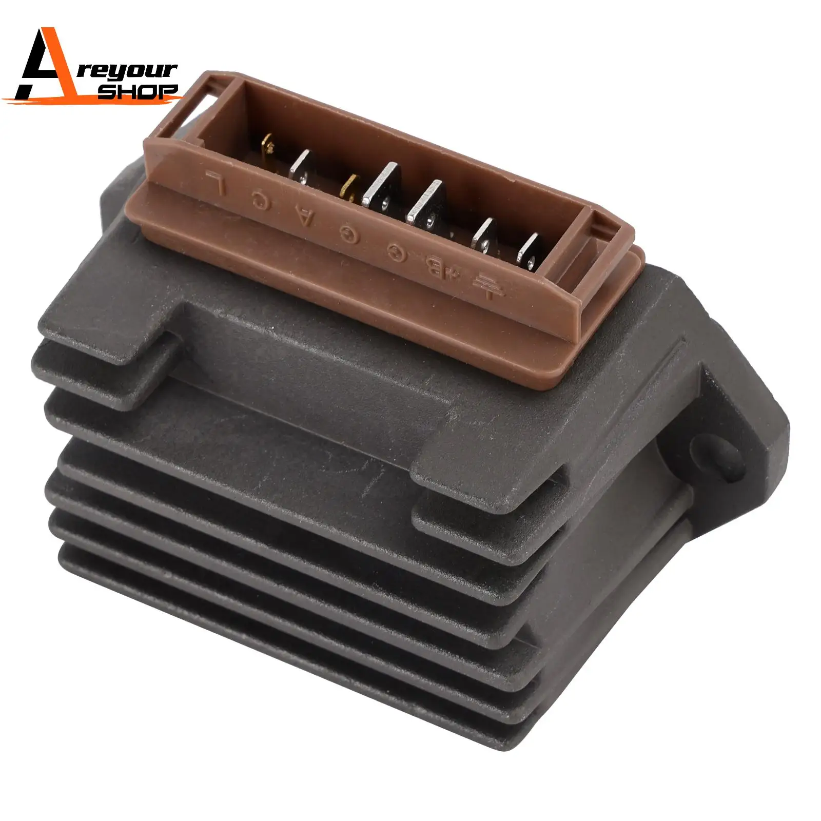 

Areyourshop 7-Pin Regulator Rectifier For Piaggio Typhoon Skipper SKR 125 Hexagon 125 150