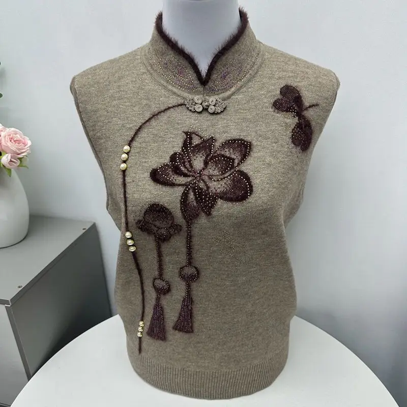 

Thiened Fce Women's Sweater Autumn Winter Warm Base Layer Top Casual Sle Fluffy Knitted Long Sve Turtlene for Mid...