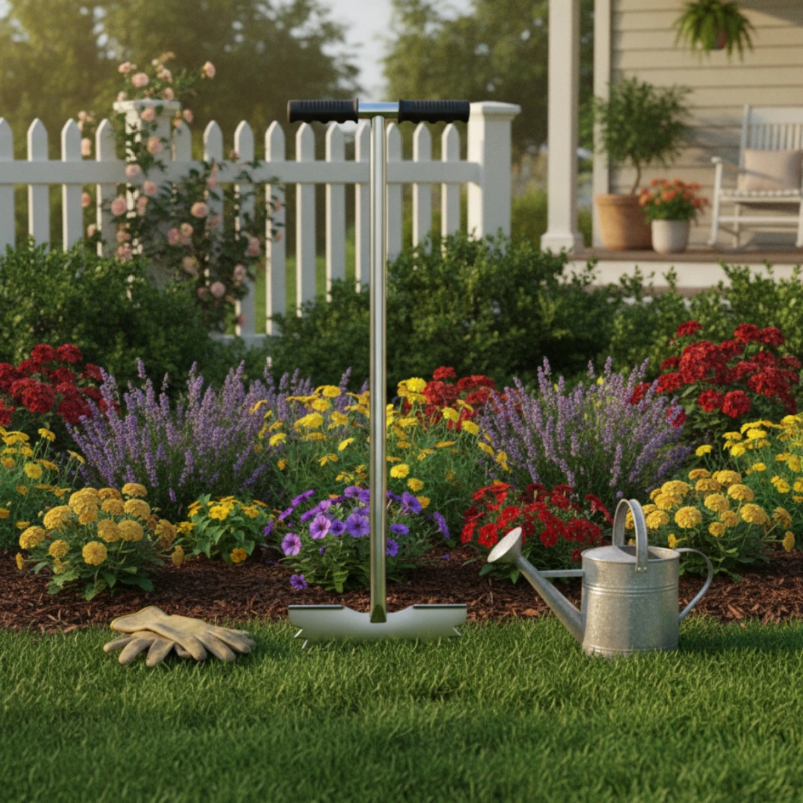 Half Moon Crescent - Crescent Edger Long-Handled Half-Moon Edger Heavy-Duty