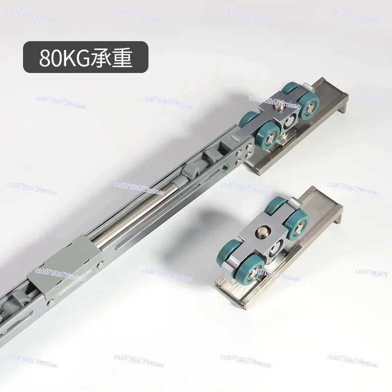 Two-way Buffer Hanger Sliding Door Sliding Door Window Pulley Balcony Bathroom Damping Silent Wooden Door Hanging Rail