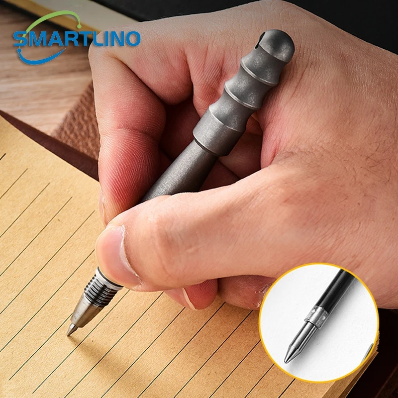 Imagem -03 - Portátil Titanium Alloy Tactical Pen Autodefesa Esferográfica Equipamento de Segurança Pessoal Disjuntor de Vidro de Emergência Kit de Sobrevivência