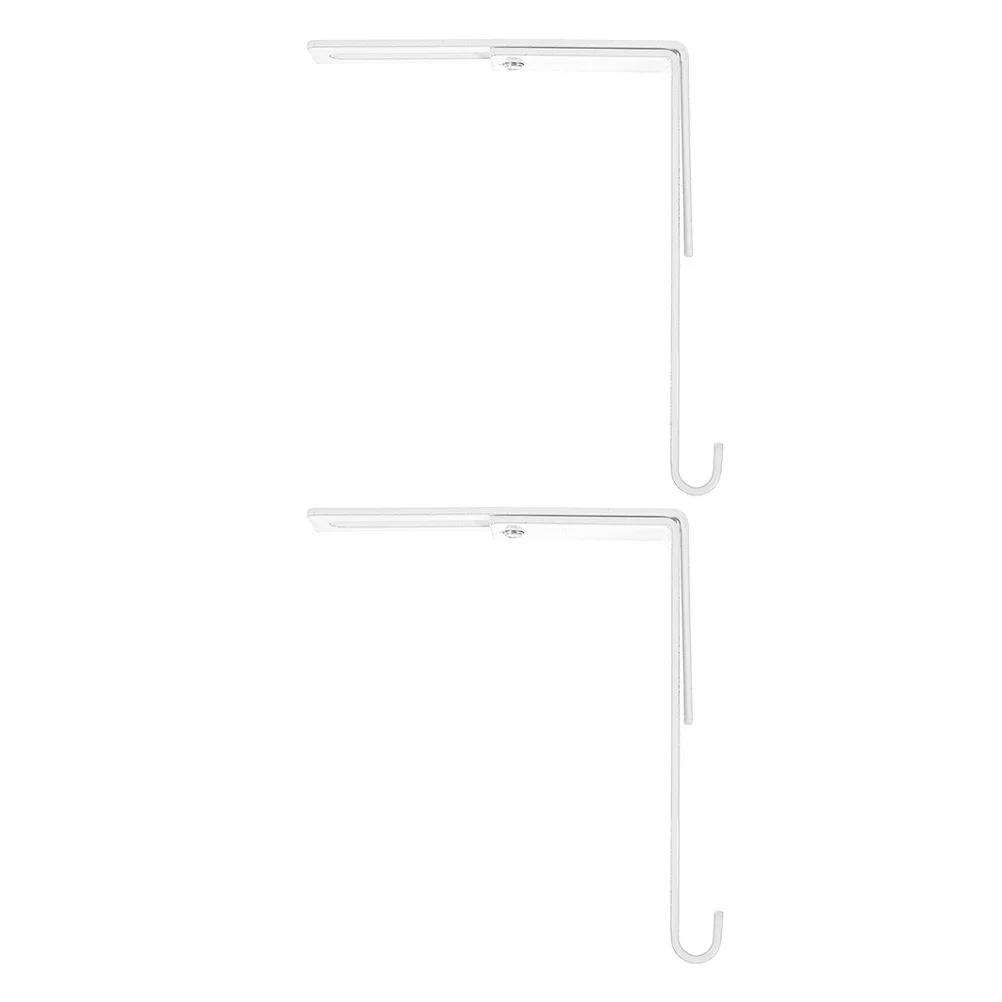 

2Pcs Over Door Hanger Multipurpose Metal Hook for Home Kitchen Closet Organizer Hooks Over The Door Hanging Rack