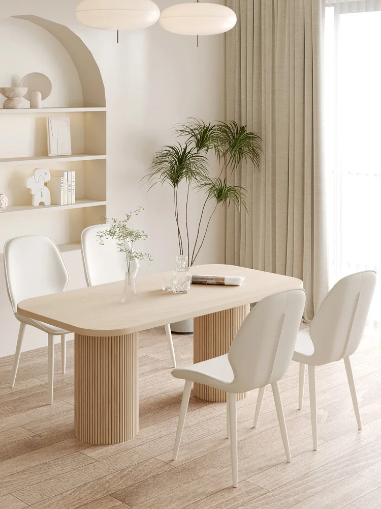 Luxo Estilo Creme Cadeiras de Jantar, Home Backrest Cadeiras, Minimalista Celebridade Internet, Maquiagem e Nail Art Stool, Cadeiras de Escritório