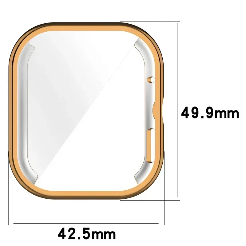 Custodia in Silicone morbido TPU per Redmi Watch 3 Active 3 Lite Smart Watchband Cover protettiva per schermo per Xiaomi Redmi Watch 3