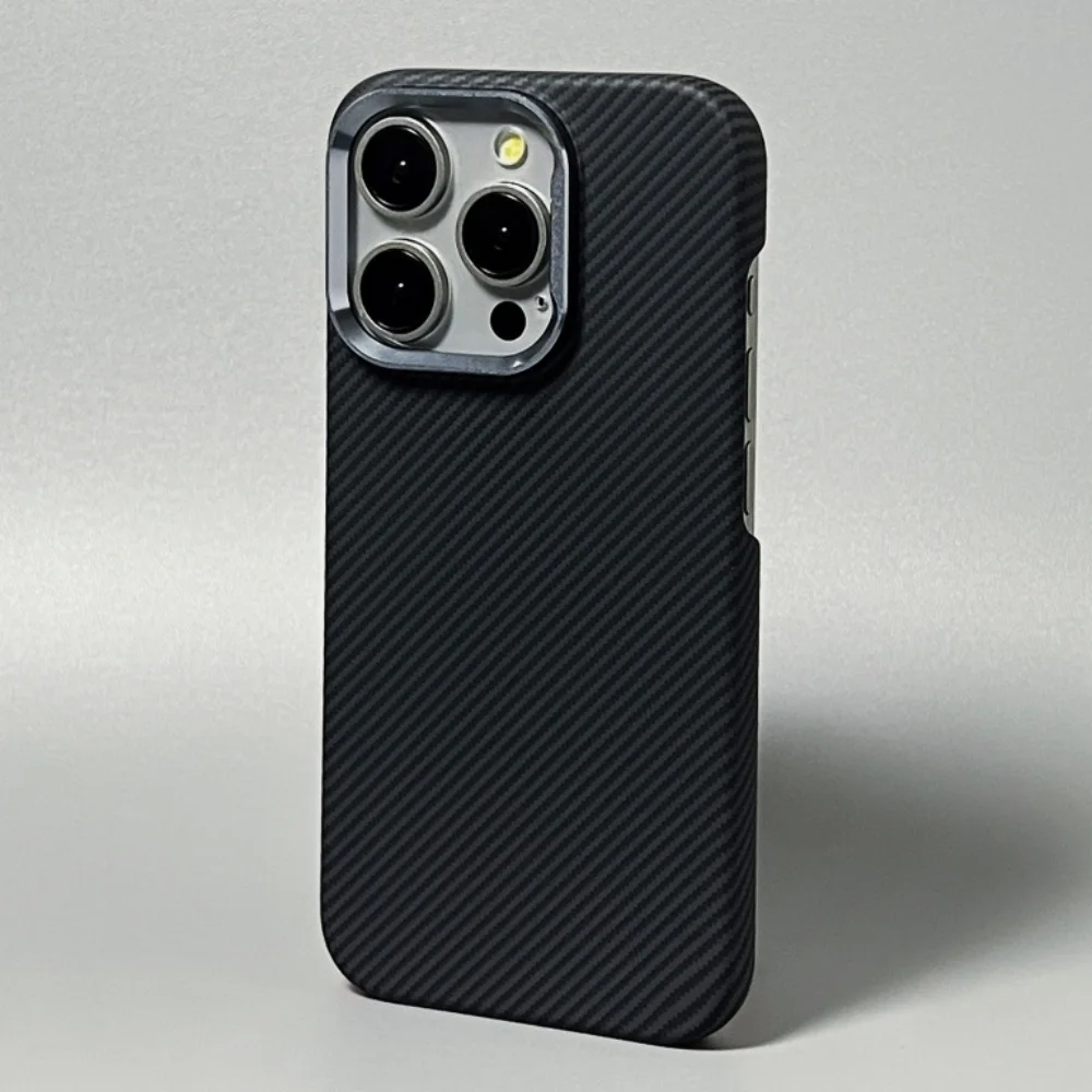 High Quality Magnetic Kevlar Texture Case for iPhone