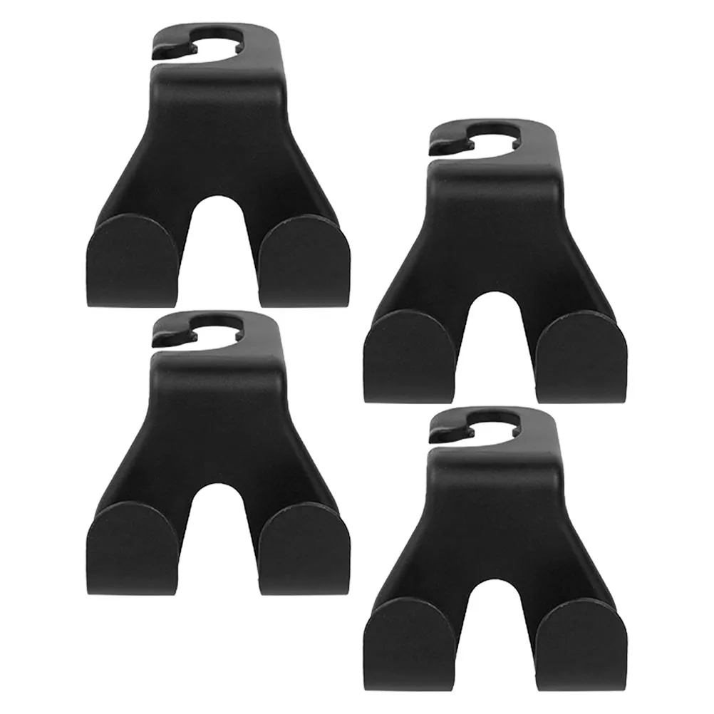 

4Pcs Seat Headrest Hooks Car Backseat Hanging Organizer Purse Hook Key Holder Storage Auto Accessories Seat Headrest Hooks