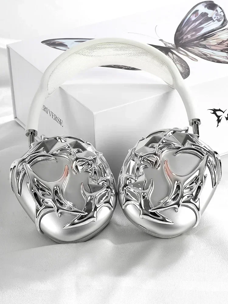 AirPods Max Headphone Case Custom Original Star and Moon Earphone Protective Cover Accessories 3D Printing Design Airpods Y2K