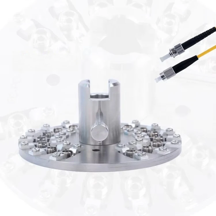 Fibre 14 Connectors FC PC UPC Holder Polishing Jig Fiber Optic Central Pressure Polishing Fixture