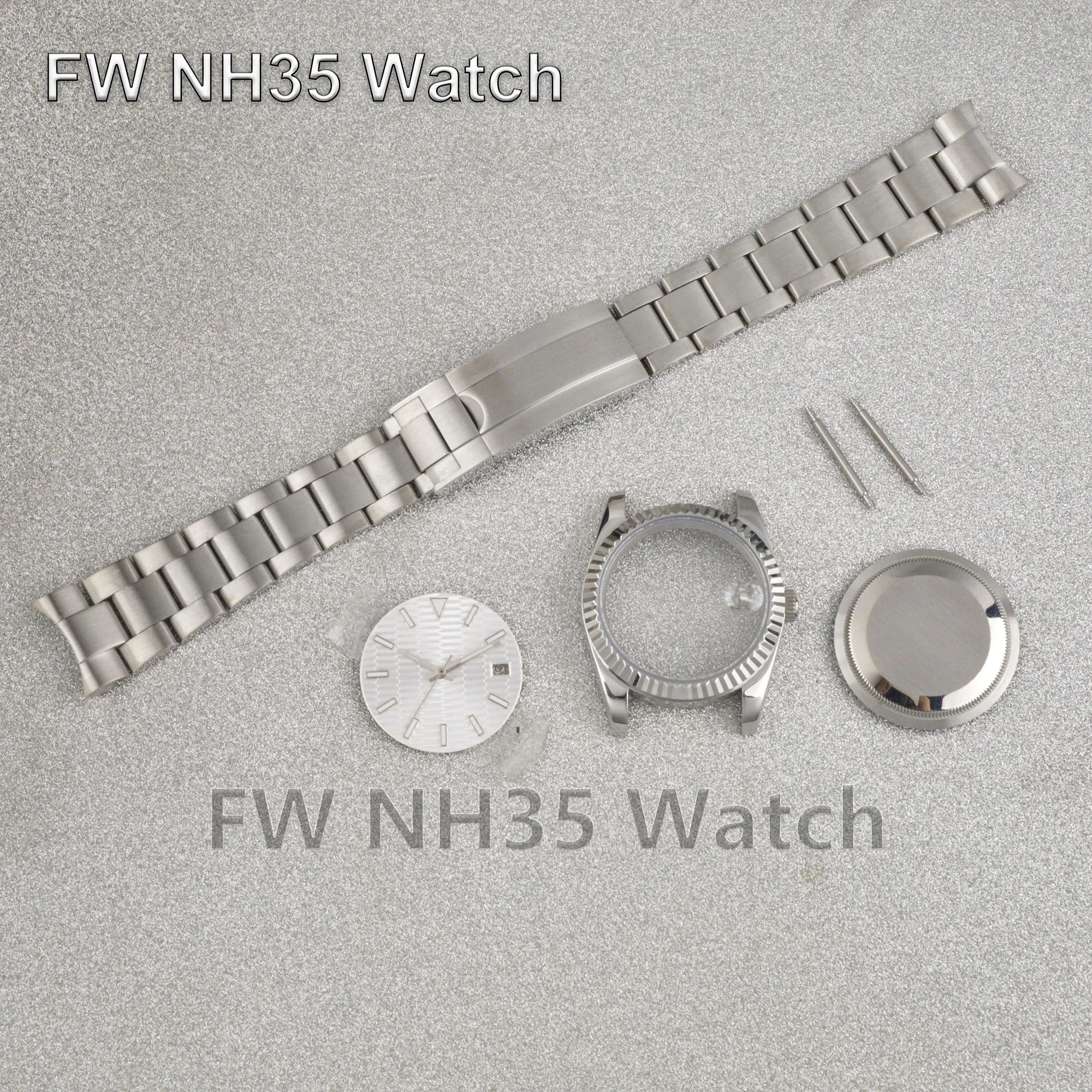 36mm/39mm NH35 Case for Datejust Series Watches Sapphire Glass Stainless Steel Case fit NH34/35/36 Movement modification Parts