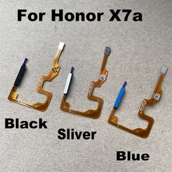 For Huawei Honor X7a Fingerprint Sensor Power Button Flex Cable Touch ID Sensor Home Buttons Smartphone Replacement