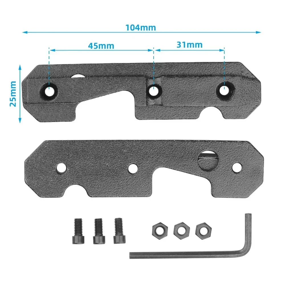 AK47 الصلب تتوافق لوحة جانبية السكك الحديدية لعبة بندقية نطاق محول تركيب لأجهزة الاستقبال المطحونة مختومة يقبل AK/Saiga الجانب يتصاعد