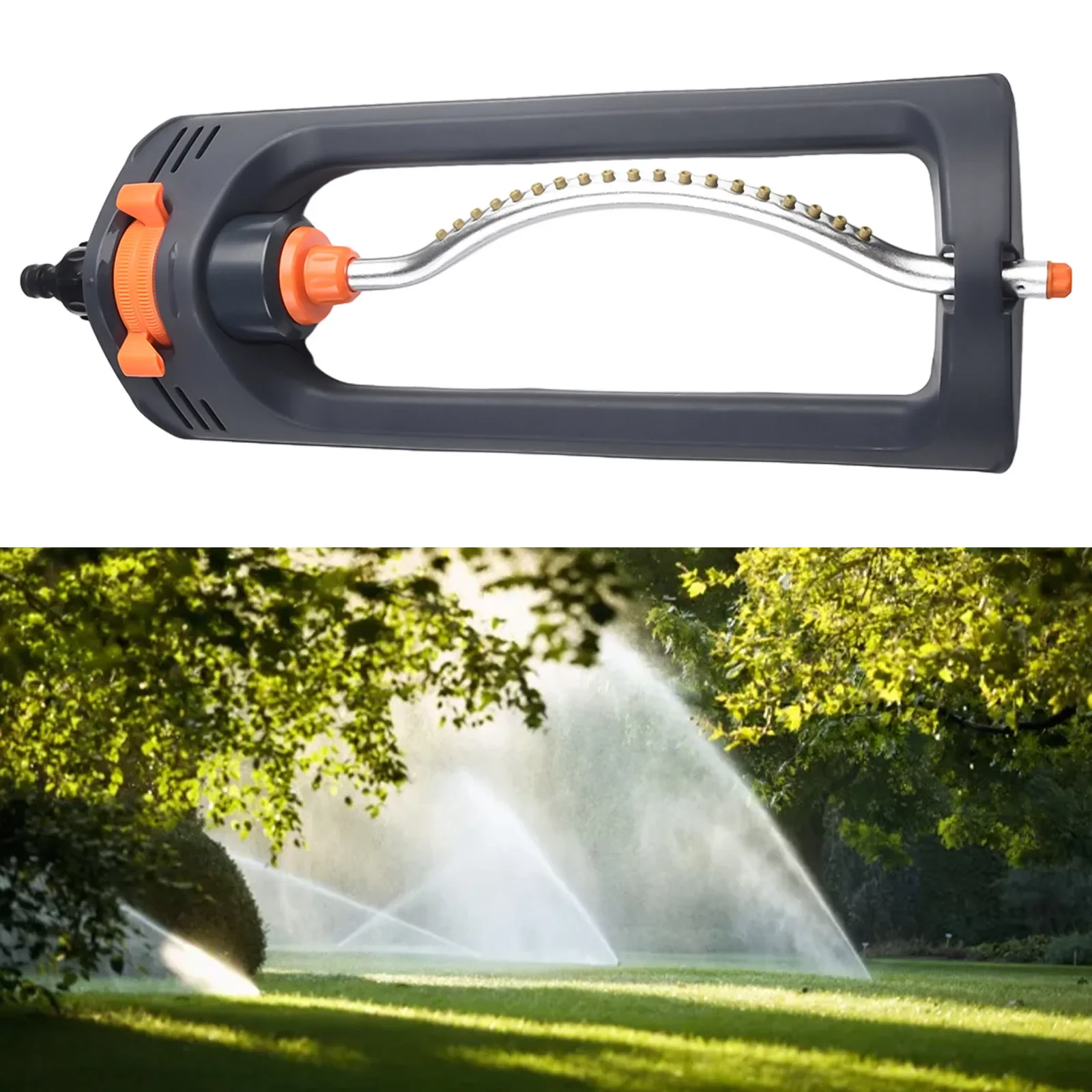 

19 Hole Automatic Swing Sprinkler Oscillating Lawn Sprinkler Watering Garden Sprinklers For Lawn Watering Equipment Garden Tools