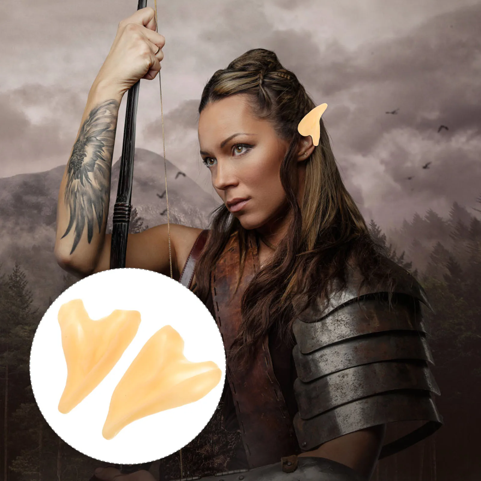 

Halloween Party Ears Cosplay Fairy Accessory Elf Ears For Masquerade Christmas Carnival Costume Decorative Props