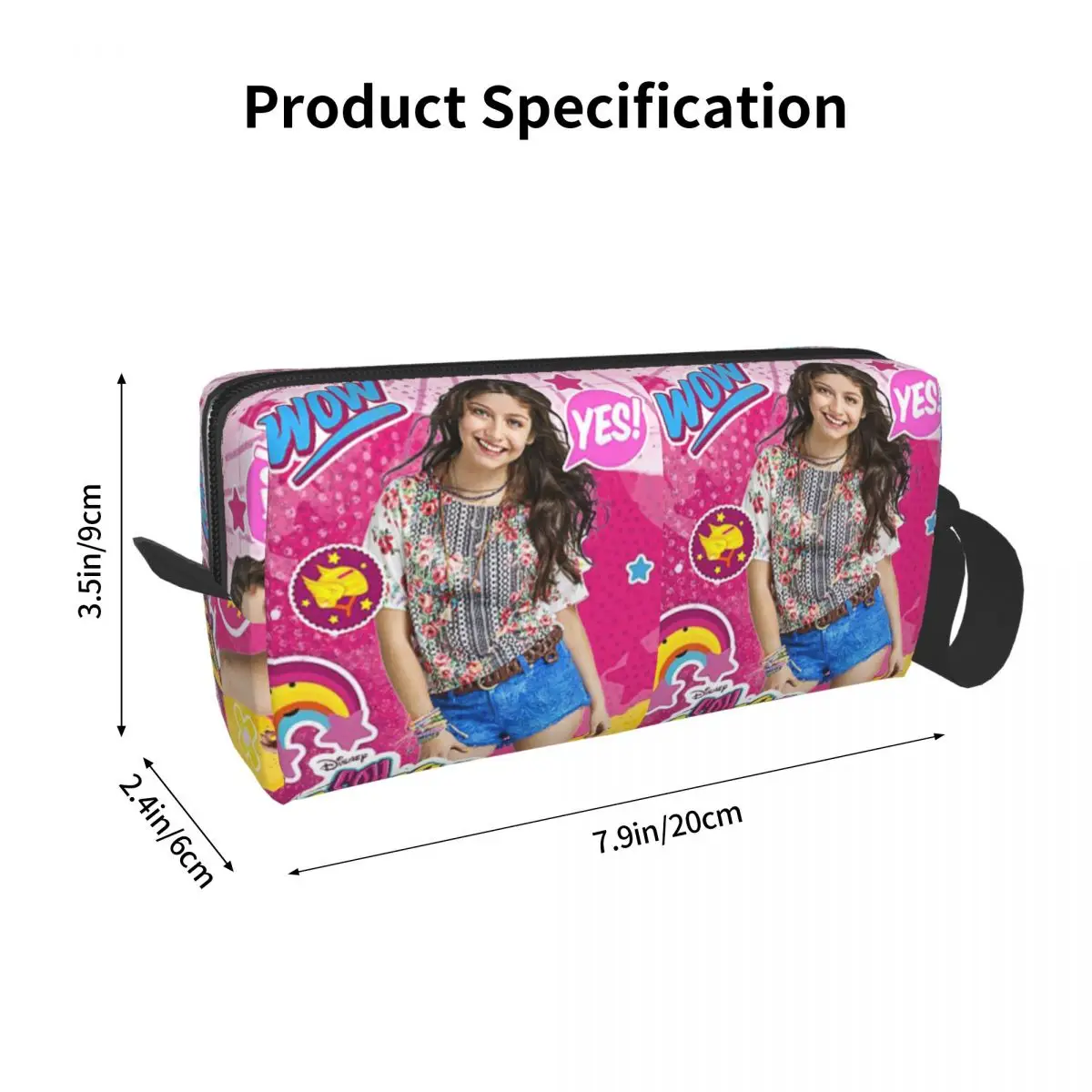 Soy Luna Argentinian Movie Poster Pencil Case for Boy Girl Pen Box Pencil Bag Stationery Supplies Women Cosmetic Bag