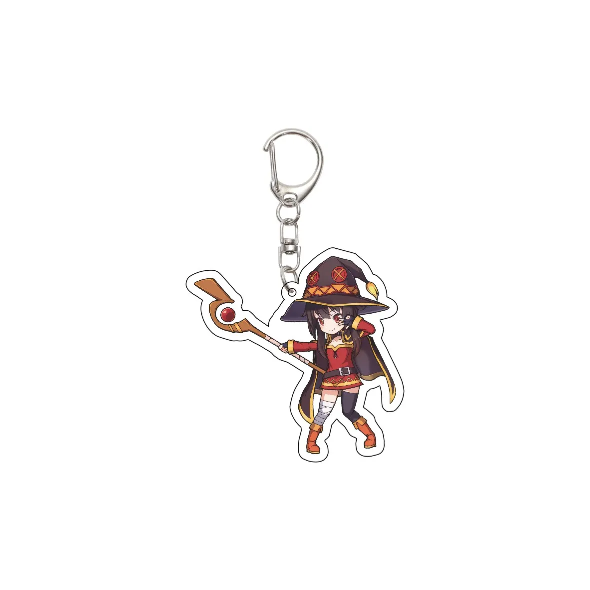 الهدايا/55 مللي متر أنيمي كونوسوبا نعمة الله على هذا العالم الرائع المفاتيح Satou Kazuma/Aqua/Megumin مفتاح سلسلة هدايا عيد الميلاد