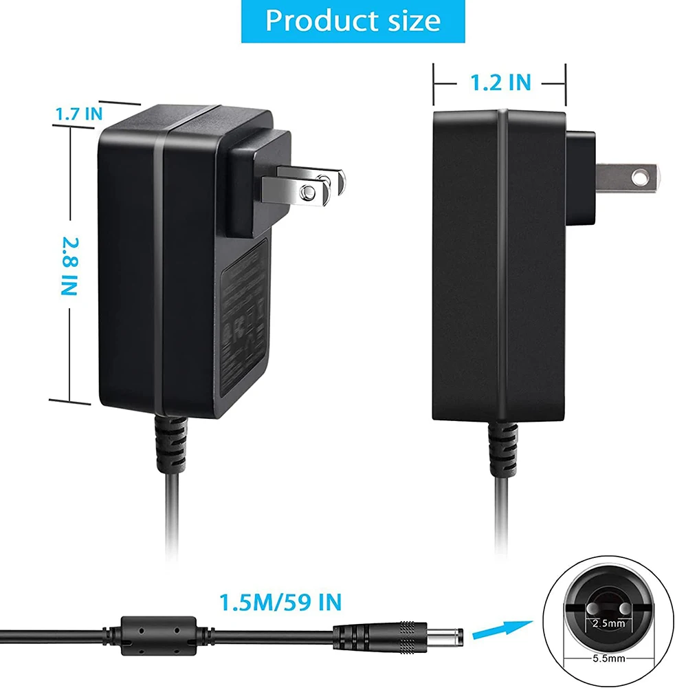 16.8V 2A Charger,AC 100-240V DC 16.8V 1A 2A Replacement Power Supply Adapter for Massager, Head Lamp Toy Car Balance Car