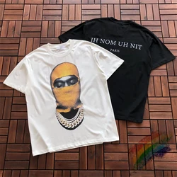 Yellow Masker Man Print IH NOM UH NIT T Shirt Men Women Oversize Summer Style T-Shirts