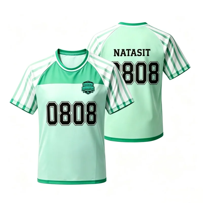 2026 Sommer Herren Damen DMD Sport Day Thailand Pink Power Sports Jersey Nr. 191 Keng T-Shirt Atmungsaktive Oberteile Familien-Kinder-T-Shirts – Detail 1