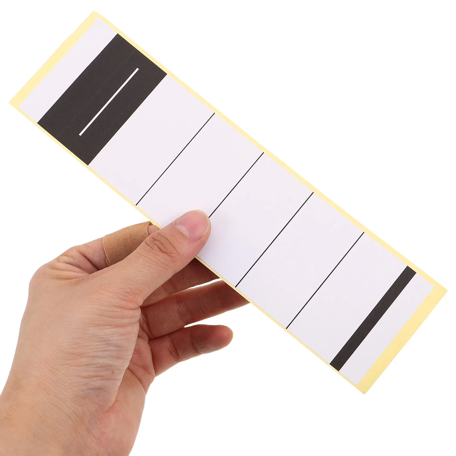 

Premium Adhesive Binder Spine Labels Stickers Paper Easy Writing Long Lasting Removable File Organization for Folder