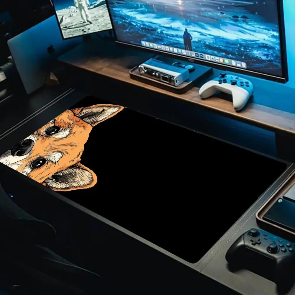 

Anime Cute Dog Mouse Pad XL Large Computer Office Game Table Mats XXL Rubber Anti-slip Gaming Keyboard Mousepads Long Desk Pads