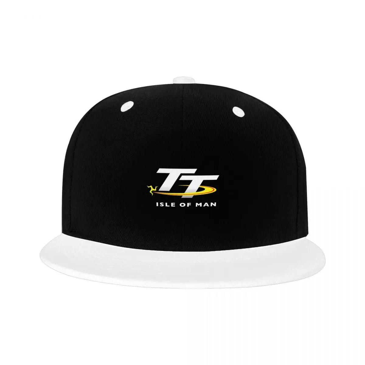 Isle Of Man TT Logo cappello a tesa piatta nero ricamo berretto da Baseball cappello Hip Hop