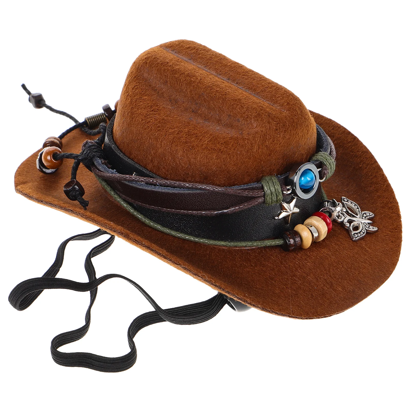 

Handmade Cowboy Hats Car Interior Decoration Western Mini Hat Ornament Car Charm Compatible with Nio Nomi Robot