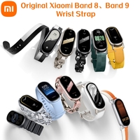 Original Xiaomi Band 8/9 Strap TPU Woven Leather Chain Wristband Pendant Sport Pod Replaceable For Mi Smart Band 9 Wrist Strap