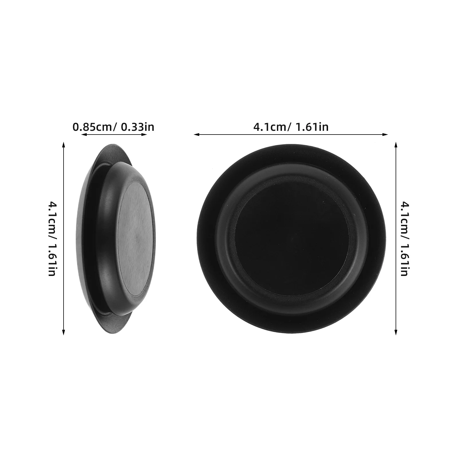 30pcs Car Door Rubber Hole Plugs 32Mm Universal Sealing Pad Thick Shock Absorption Protector For Bumper Trunk Edge Guard